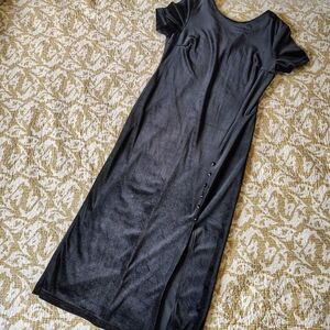 BETSY'S THINGS Vintage Black Velvet Dress